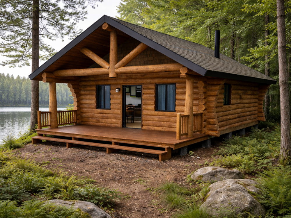Milled Log Homes